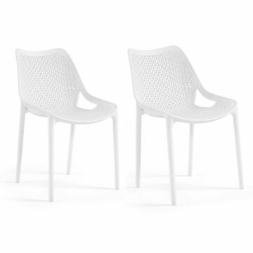 Lot de 2 chaises de terrasse en polypropylène PANAMA 7