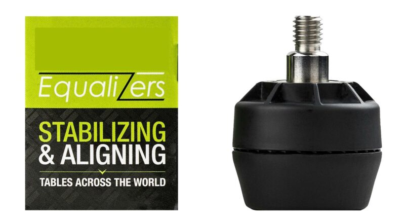 Patin de pied de table à vérin hydraulique