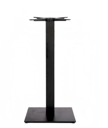 Piètement de table BAR noir en fonte d'acier base 45x45cm- Réf: CUBA-BAR