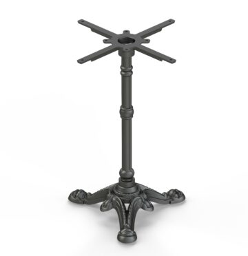 Pied bistrot 3 branches extérieur pour chr _PARIS3EXT