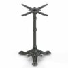 pied de table terrasse CHR en fonte noir pour restaurant