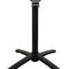 piètement de table extérieur CHR aluminium pivotant noir ORBITA 72