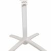 piètement de table extérieur CHR aluminium pivotant blanc ORBITA 72