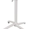 piètement de table extérieur CHR aluminium pivotant blanc ORBITA 72