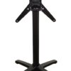 piètement de table extérieur CHR aluminium pivotant noir ORBITA 72