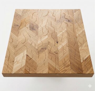 plateau chêne 60x60 restaurant