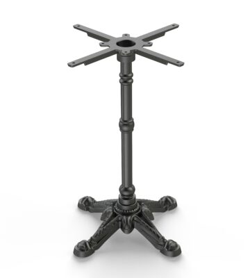 Pied bistrot 4branches extérieur pour chr _PARIS4EXT