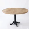 Pied de table grand plateau Ø120 cm – Fonte noire – Intérieur extérieur CHR – PARIS 4XL