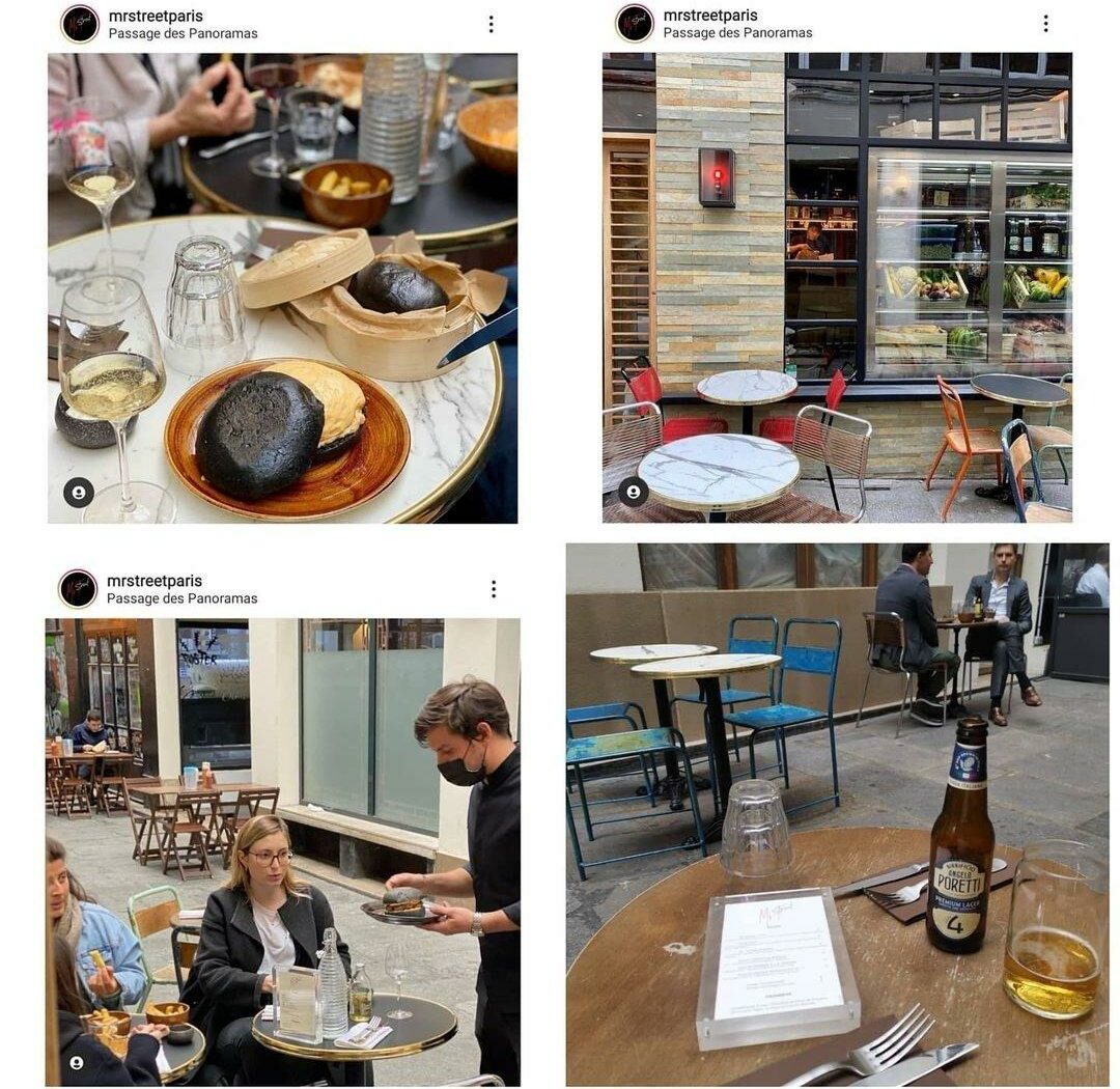 Table bistrot extérieur ronde 60cm ou 70cm blanc marbré - Réf : Calacatta TBL-BIST-EXT-R60/70 – Image 2