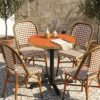 ensemble terrasse bistrot table 4 chaises restaurant CHR