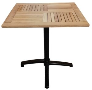 Table bois extérieur pour restaurant