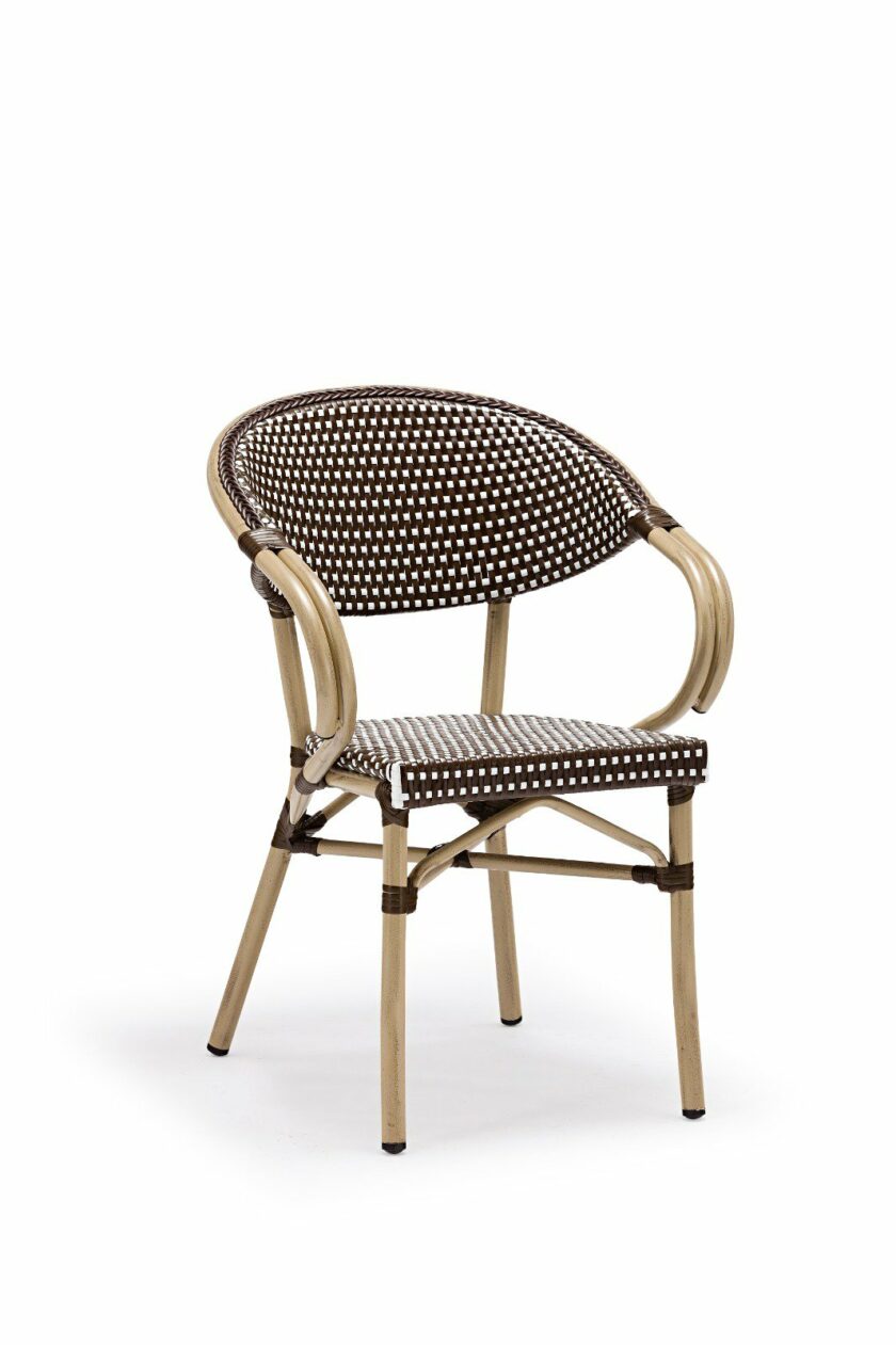 Chaises et tabouret rotin de terrasse personnalisable / Achat groupé pour CHR – Image 6