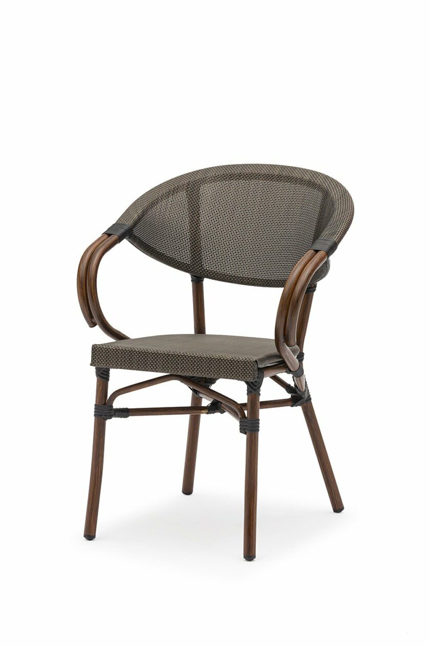 Chaises et tabouret rotin de terrasse personnalisable / Achat groupé pour CHR – Image 7