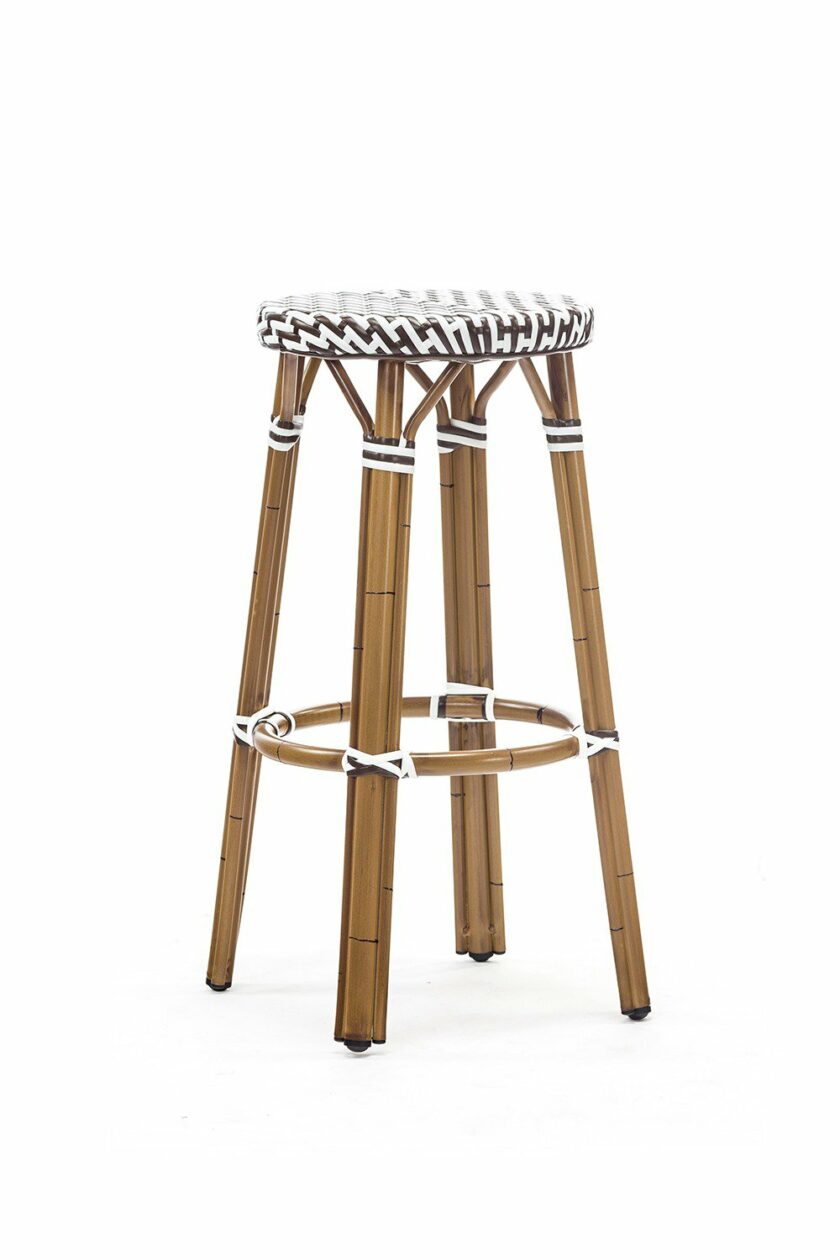 Chaises et tabouret rotin de terrasse personnalisable / Achat groupé pour CHR – Image 10