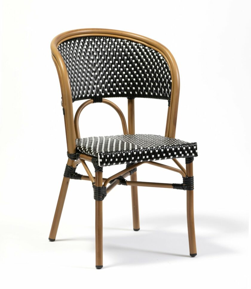 Chaises et tabouret rotin de terrasse personnalisable / Achat groupé pour CHR – Image 3