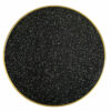 plateau Terrazzo noir stratifié finition brillante Ø50 Ø60 cm
