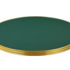 Plateau bistrot Florence rond 60 cm stratifié vert sapin