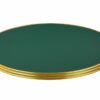 Plateau bistrot Florence rond 60 cm stratifié vert sapin