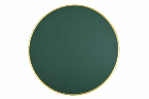 Plateau bistrot Florence rond 60 cm stratifié vert sapin