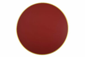 Plateau bistrot Verona rond 60 cm stratifié rouge