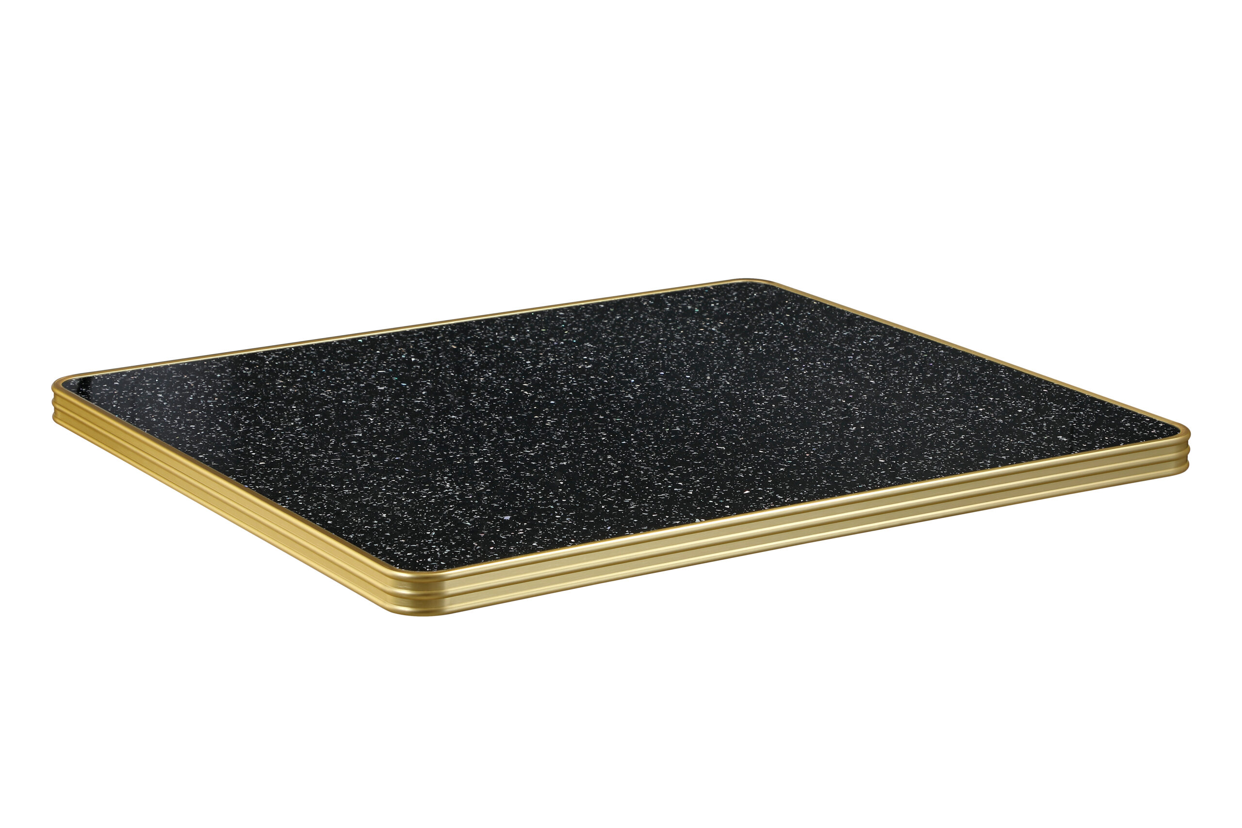 Plateau de table bistrot extérieur CHR terrazzo noir – Image 4