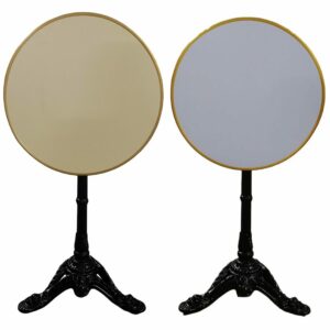 Table bistrot compacte professionnelle Ø50 cm avec plateau HPL et piétement rabattable