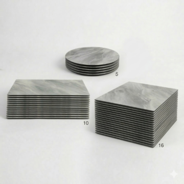 Plateau compact hpl, lot différentes tailles, mobilier CHR