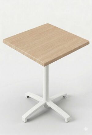 table terrasse restaurant 70x70 chene pied pliable orbita